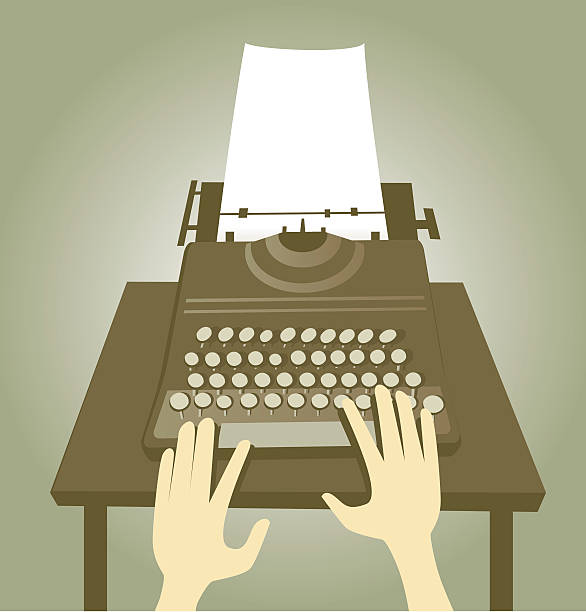 old typewriter on a table. creative writing translations